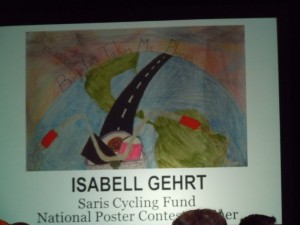 Isabell Gehrt, an elementry student from Iowa won the NBS poster contest and was honored.