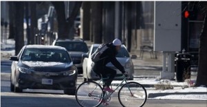 bike crossing street