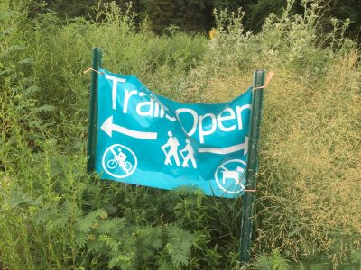 nature center trail banner