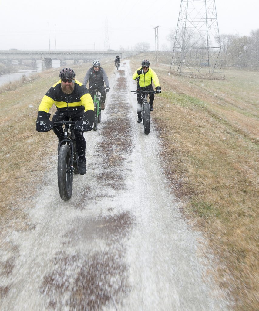 Lincoln's Global Fat Bike Day 2016 best beard contest winner, Keith Hardy (left) | Photo by Rob Evans (Flickr)