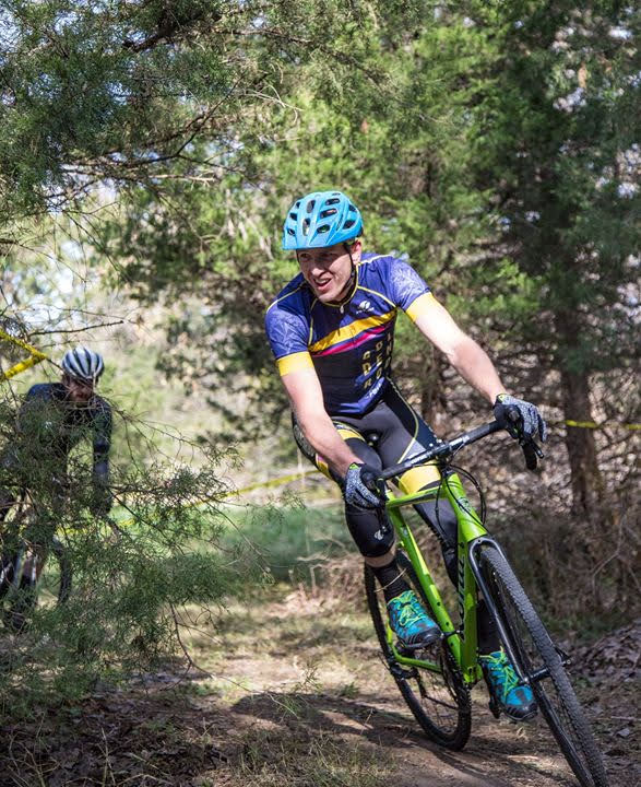 Derek racing cyclocross at Star City CX